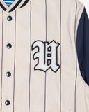 UNDEFEATED SP26 BASEBALL JACKET - GREY