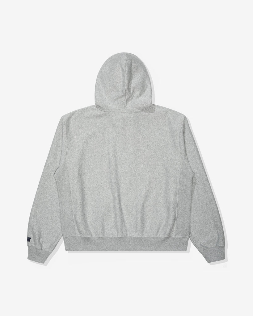 UNDEFEATED SP26 BLOCK LOGO PULLOVER HOOD - HEATHER GREY