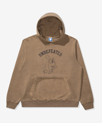 UNDEFEATED BULLDOG PULLOVER HOOD STONE