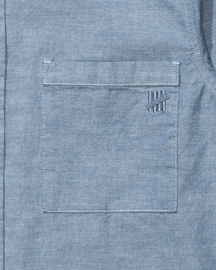 UNDEFEATED CHAMBRAY L/S SHIRT LIGHT INDIGO