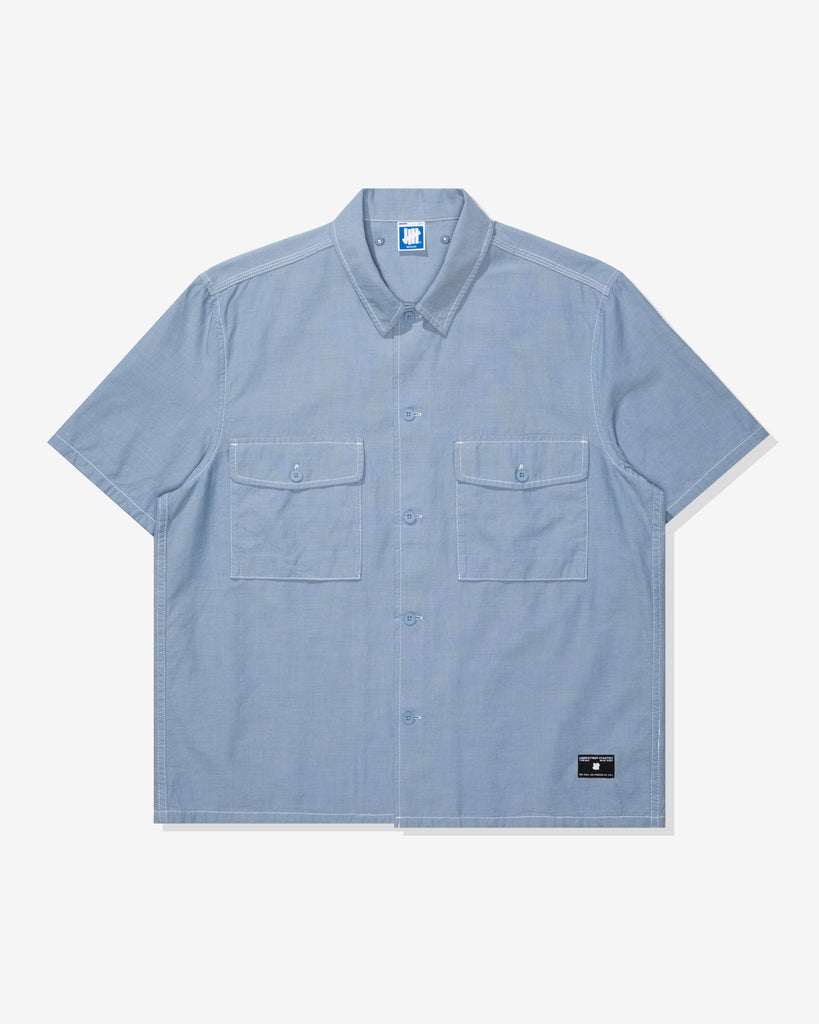 FA26 UNDEFEATED CHAMBRAY S/S SHIRT - BLUE