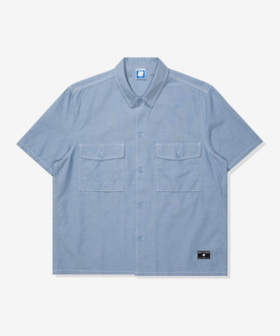 FA26 UNDEFEATED CHAMBRAY S/S SHIRT - BLUE