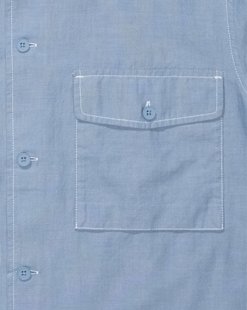 FA26 UNDEFEATED CHAMBRAY S/S SHIRT - BLUE