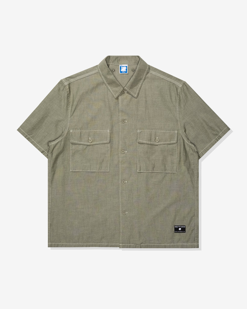 FA26 UNDEFEATED CHAMBRAY S/S SHIRT - OLIVE