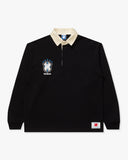 UNDEFEATED FA25 CREST L/S RUGBY-BLACK