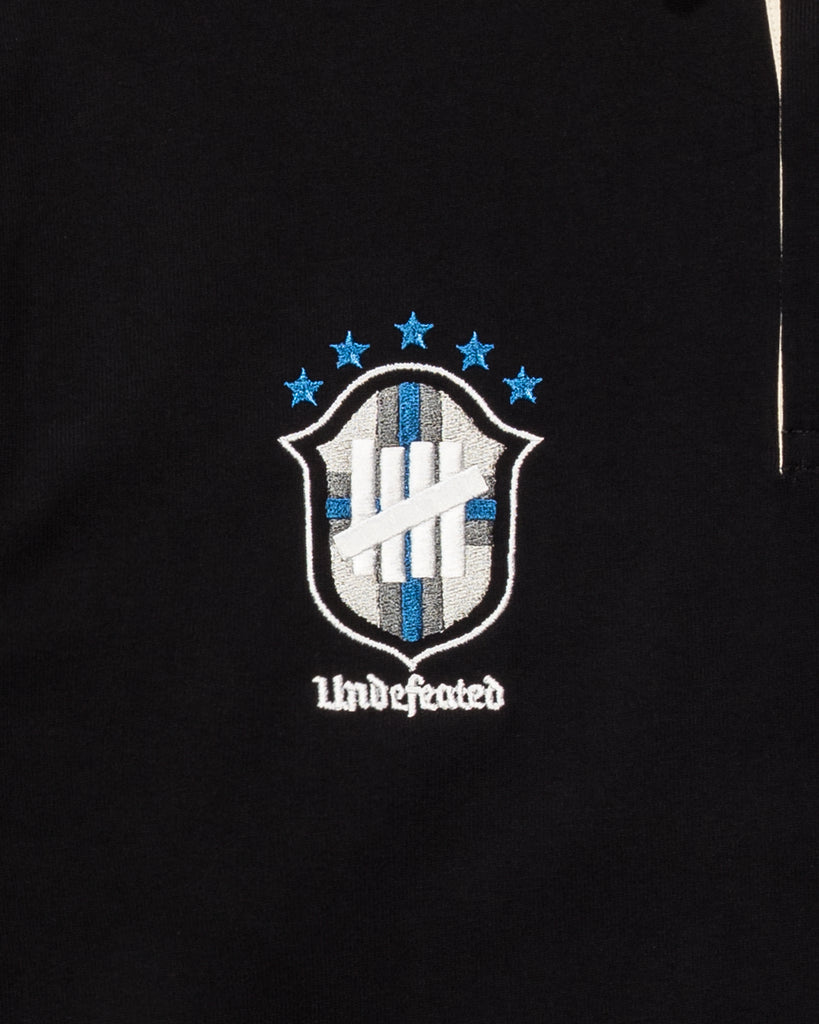 UNDEFEATED CREST L/S RUGBY - BLACK
