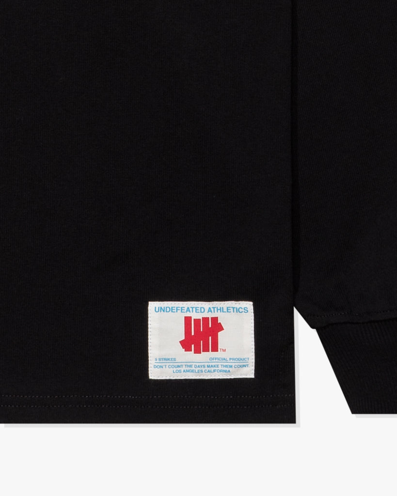 UNDEFEATED FA25 CREST L/S RUGBY-BLACK