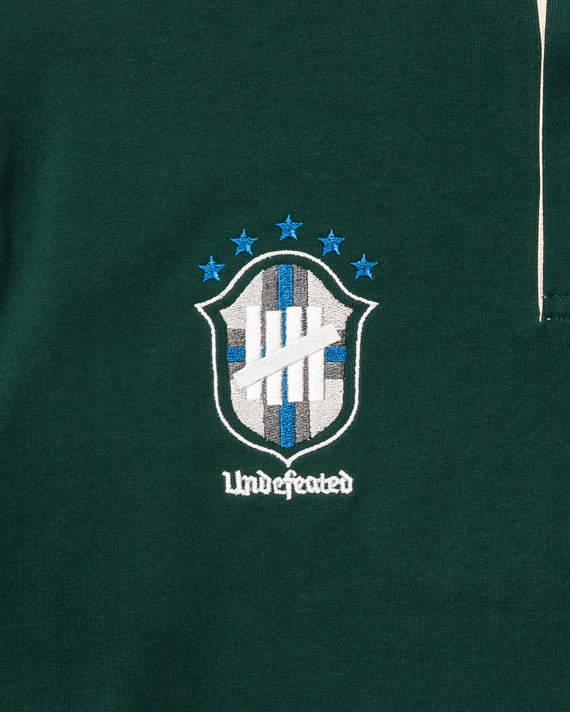 UNDEFEATED FA25 CREST L/S RUGBY-GREEN