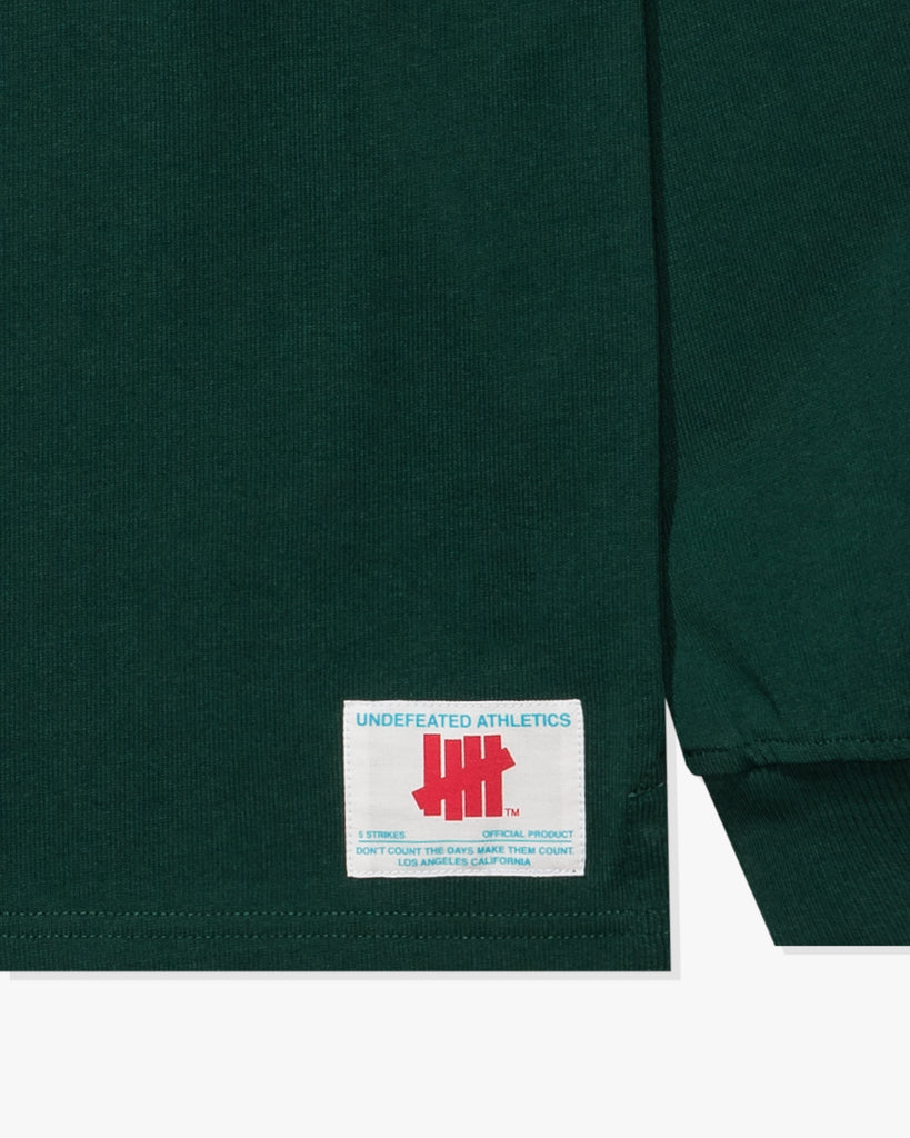 UNDEFEATED FA25 CREST L/S RUGBY-GREEN