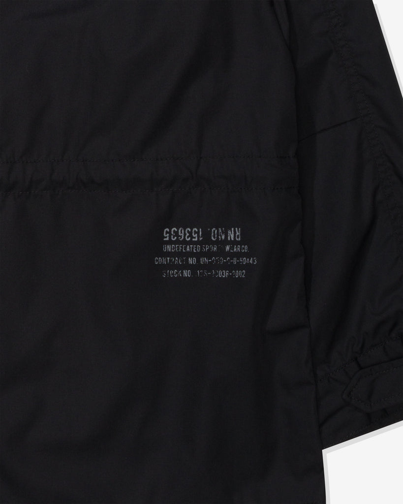 FA26 UNDEFEATED FISHTAIL PARKA - BLACK