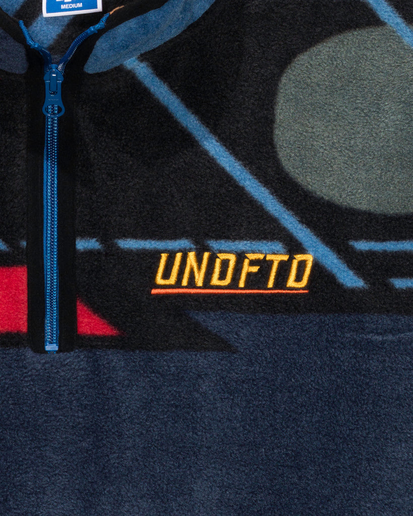 FA26 UNDEFEATED HALF ZIP POLAR FLEECE - BLUE MULTI