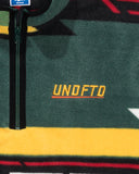 FA26 UNDEFEATED HALF ZIP POLAR FLEECE - GREEN MULTI