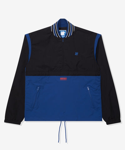 UNDEFEATED SU26 HALF ZIP WINDBREAKER - BALCK / DARK ROYAL