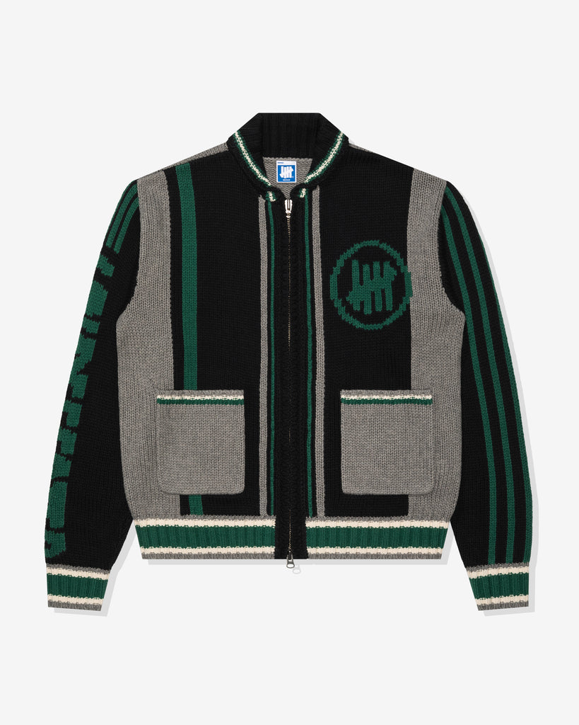 FA26 UNDEFEATED HEAVY GAUGE CARDIGAN - BLACK
