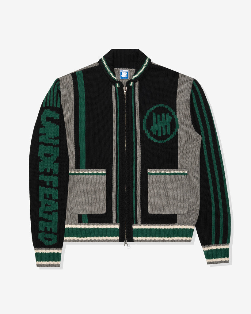 FA26 UNDEFEATED HEAVY GAUGE CARDIGAN - BLACK