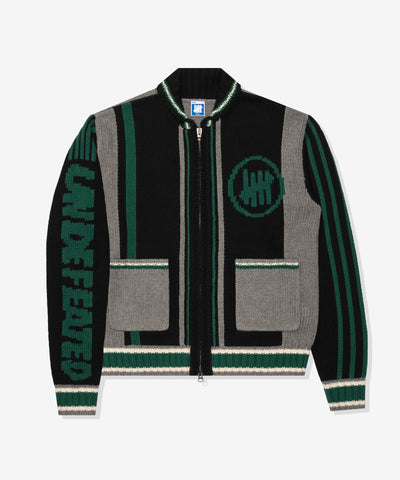 FA26 UNDEFEATED HEAVY GAUGE CARDIGAN - BLACK
