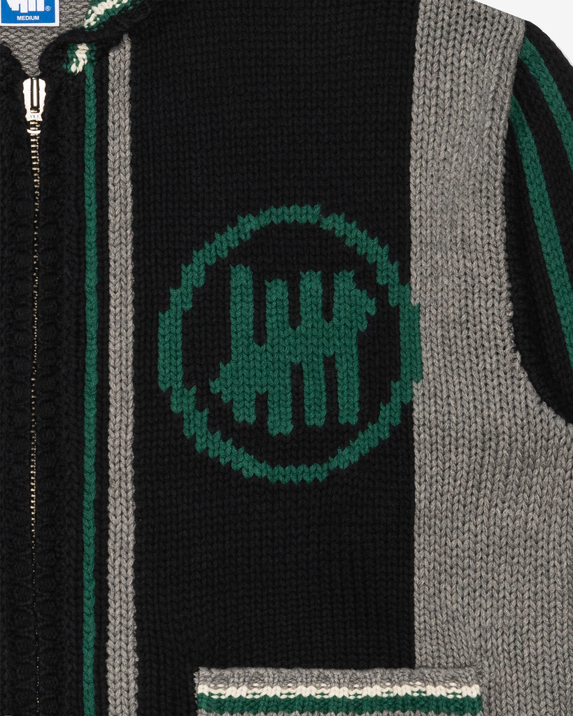 FA26 UNDEFEATED HEAVY GAUGE CARDIGAN - BLACK