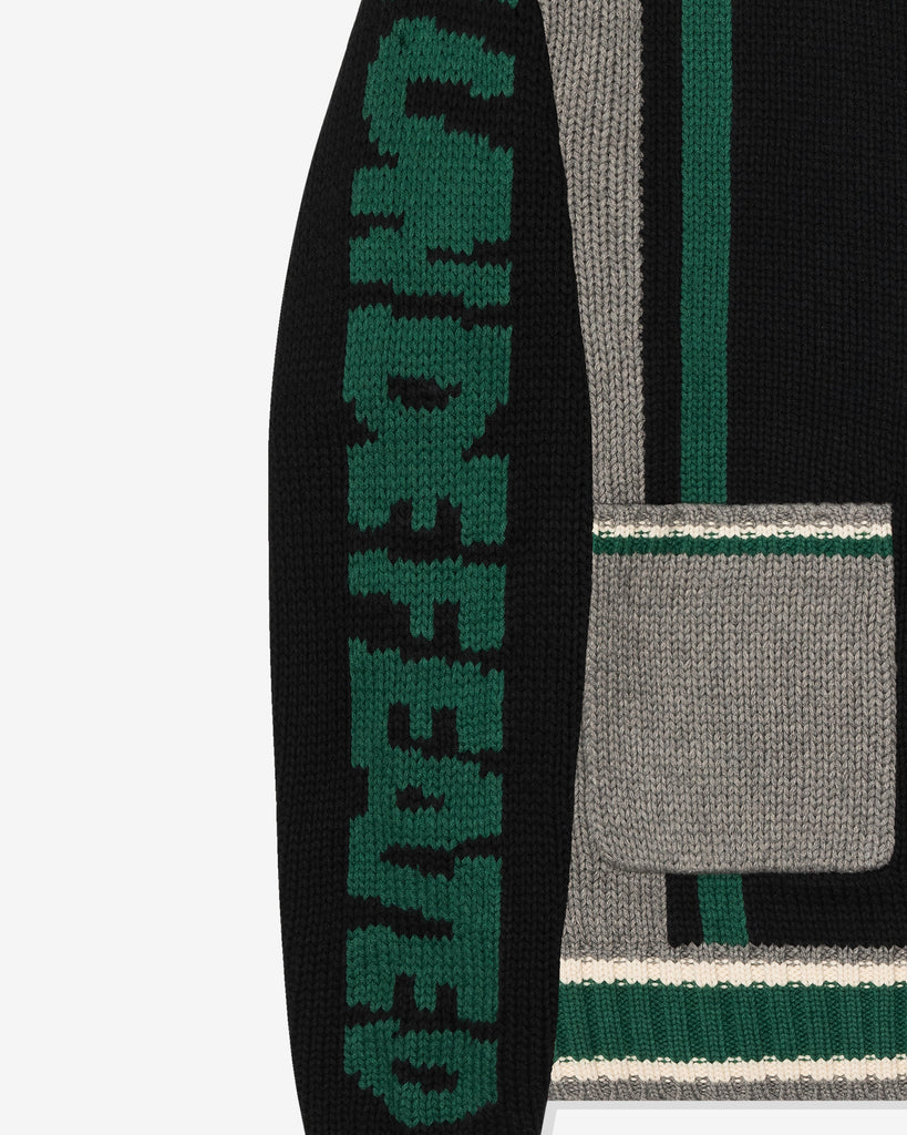 FA26 UNDEFEATED HEAVY GAUGE CARDIGAN - BLACK