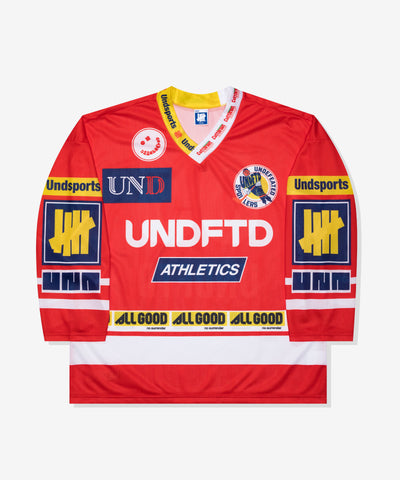 FA26 UNDEFEATED HOCKEY JERSEY - RED