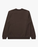 UNDEFEATED ICON CREWNECK - DARK-BROWN
