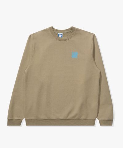 UNDEFEATED ICON CREWNECK - KHAKI