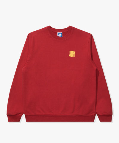 UNDEFEATED ICON CREWNECK - SCARLET