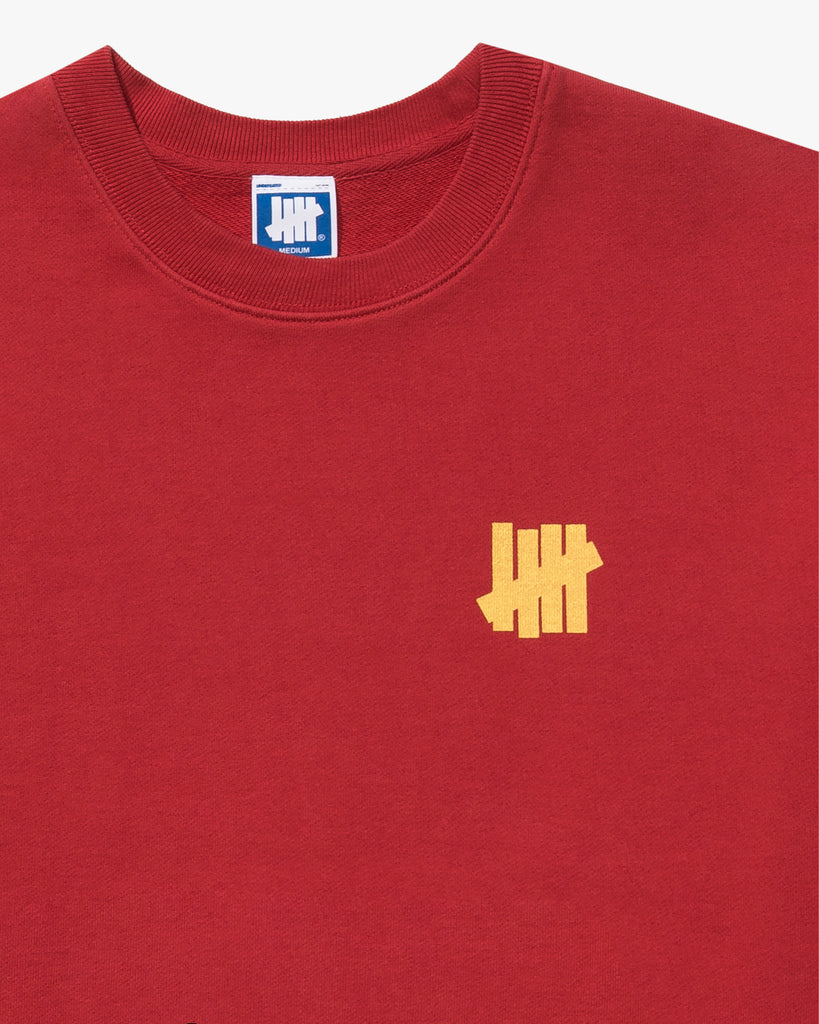 UNDEFEATED ICON CREWNECK - SCARLET
