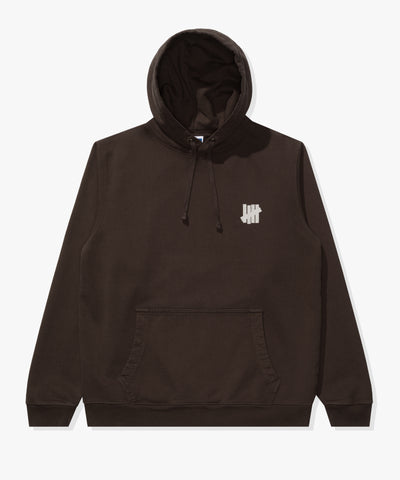 UNDEFEATED ICON PULLOVER HOOD - DARK-BROWN