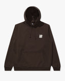 UNDEFEATED ICON PULLOVER HOOD - DARK-BROWN