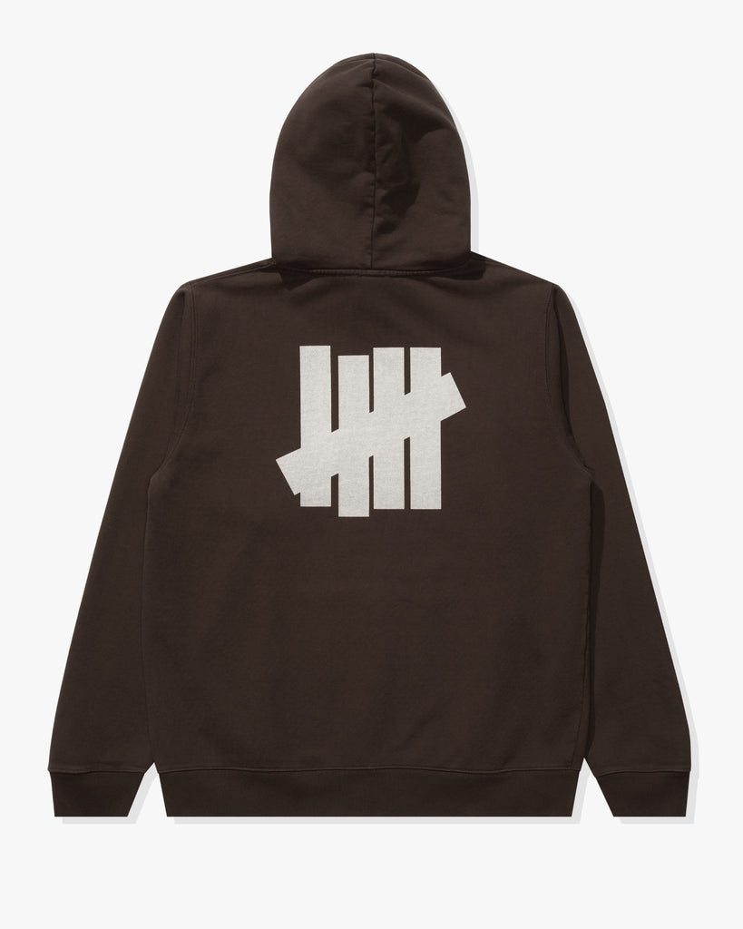 UNDEFEATED ICON PULLOVER HOOD - DARK-BROWN