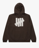UNDEFEATED ICON PULLOVER HOOD - DARK-BROWN