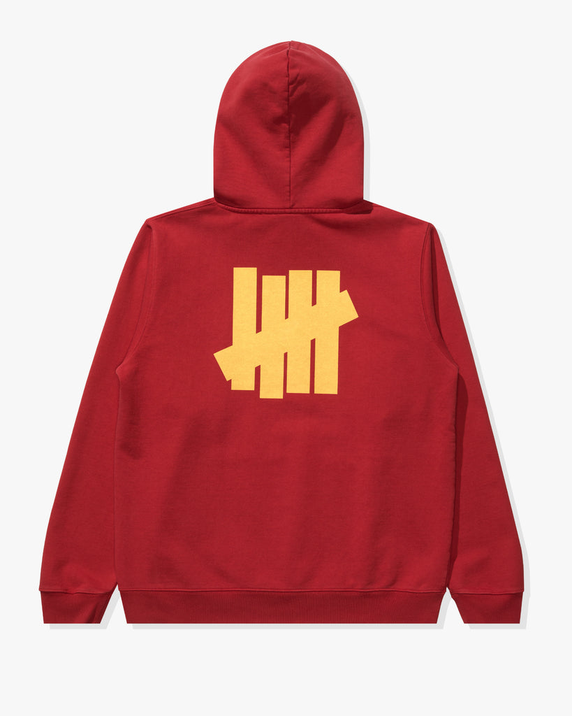 UNDEFEATED ICON PULLOVER HOOD - SCARLET