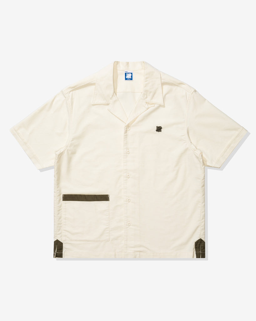 UNDEFEATED ICON S/S BOWLING SHIRT IVORY