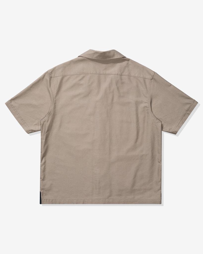 UNDEFEATED ICON S/S BOWLING SHIRT TAUPE