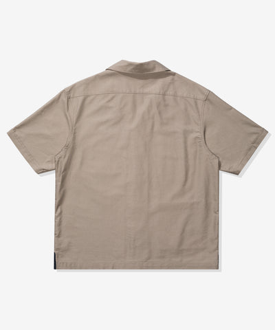 UNDEFEATED SP25 ICON S/S BOWLING SHIRT-TAUPE