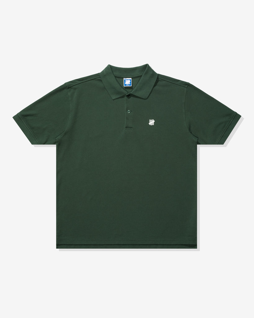 UNDEFEATED ICON S/S POLO EVERGREEN