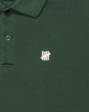 UNDEFEATED ICON S/S POLO EVERGREEN