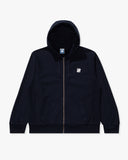 UNDEFEATED SP25 ICON ZIP HOOD-DARK-NAVY
