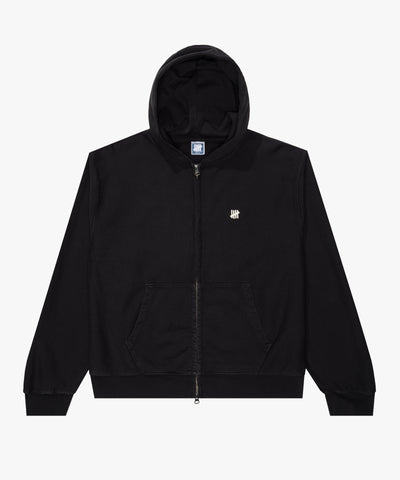 UNDEFEATED SP26 ICON ZIP HOOD - BLACK