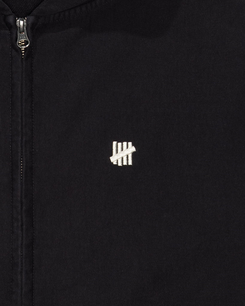 UNDEFEATED SP26 ICON ZIP HOOD - BLACK
