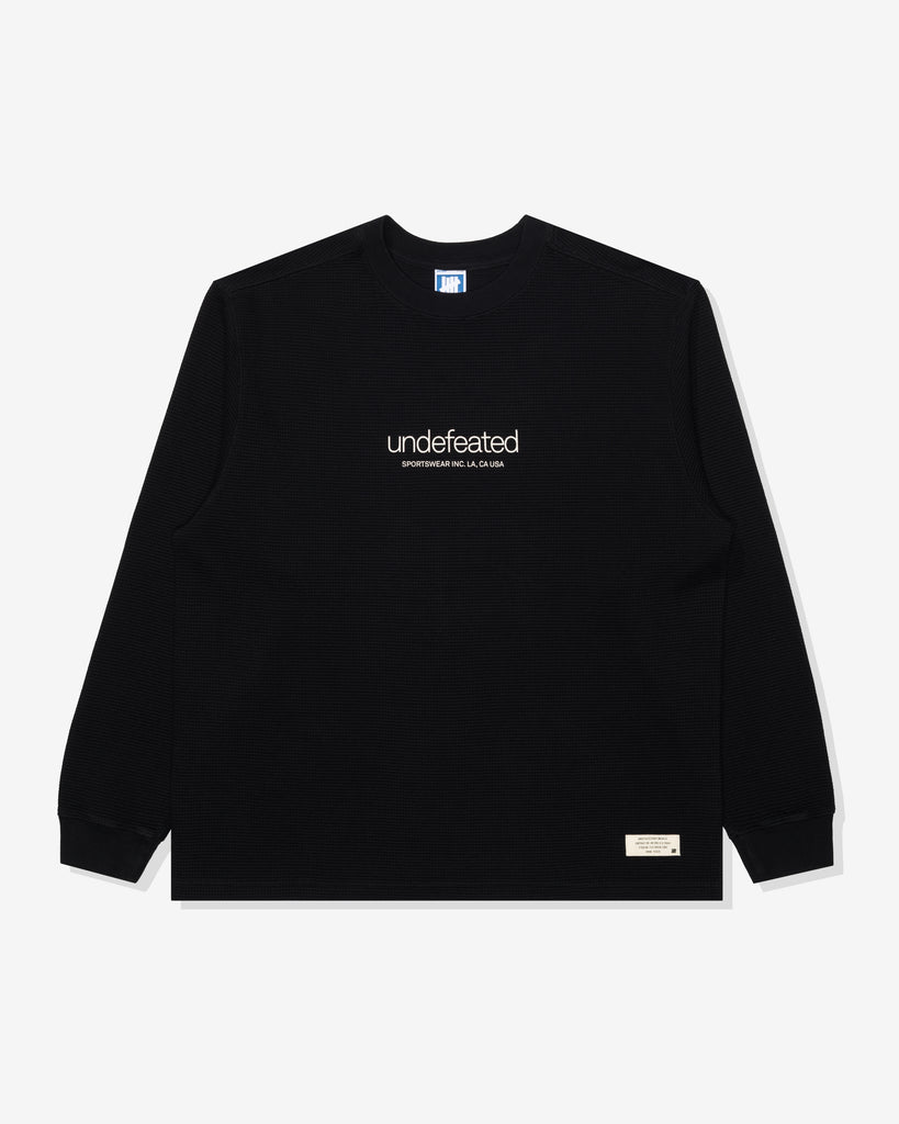 UNDEFEATED SP26 INC. L/S THERMAL - BLACK
