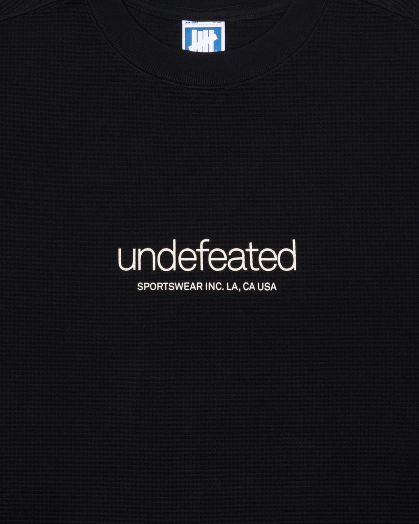 UNDEFEATED SP26 INC. L/S THERMAL - BLACK