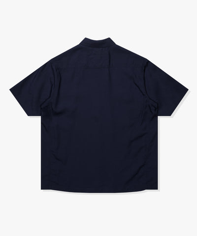 UNDEFEATED SU26 LIGHTWEIGHT S/S BUTTON DOWN - NAVY