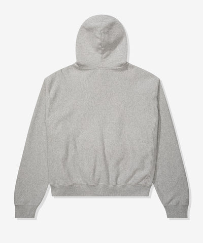 UNDEFEATED SU26 LIGHTWEIGHT ZIP HOOD - HEATHER GREY
