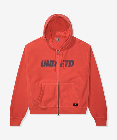 UNDEFEATED SU26 LIGHTWEIGHT ZIP HOOD - RED