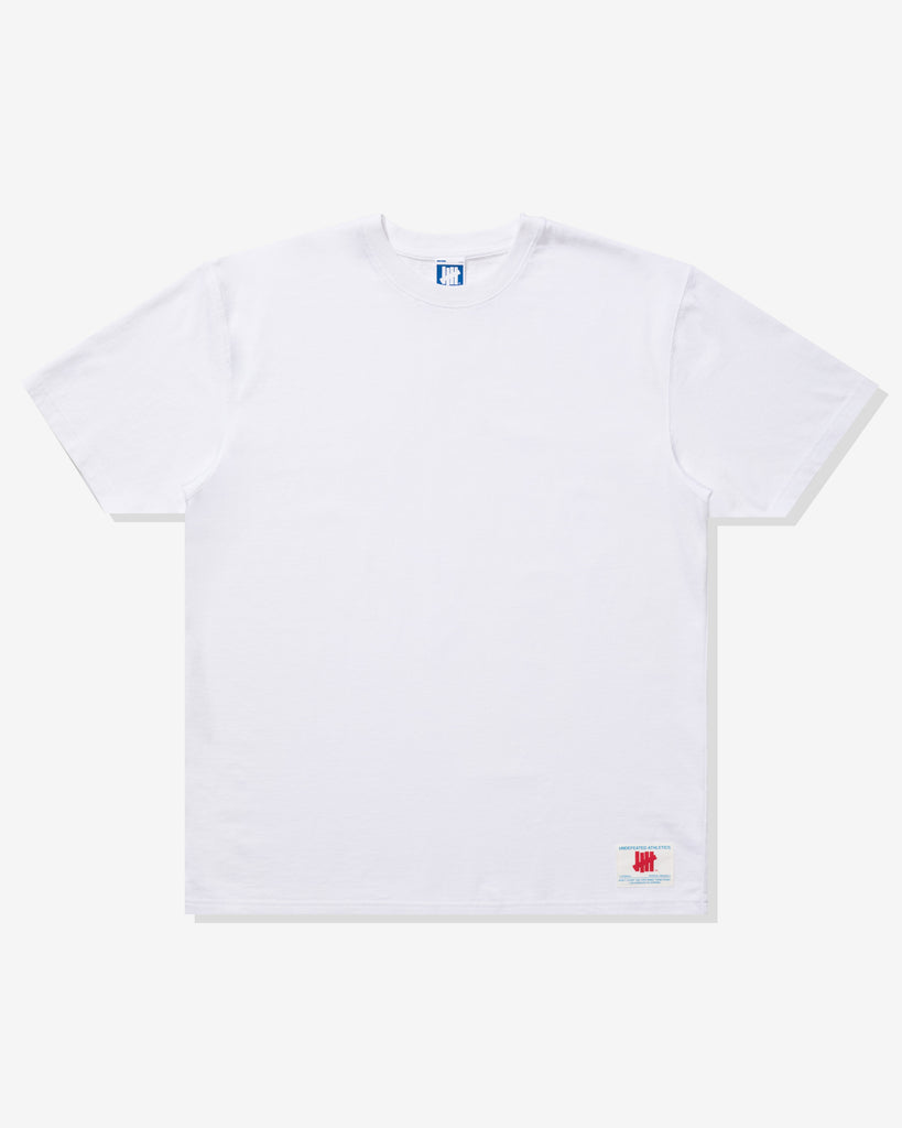 UNDEFEATED LOCKER LABEL S/S TEE - WHITE