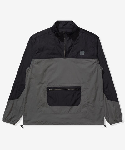 UNDEFEATED LOGO ANORAK BLACK