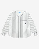 UNDEFEATED L/S BASEBALL JERSEY WHITE