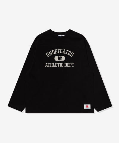 UNDEFEATED L/S FOOTBALL JERSEY - BLACK