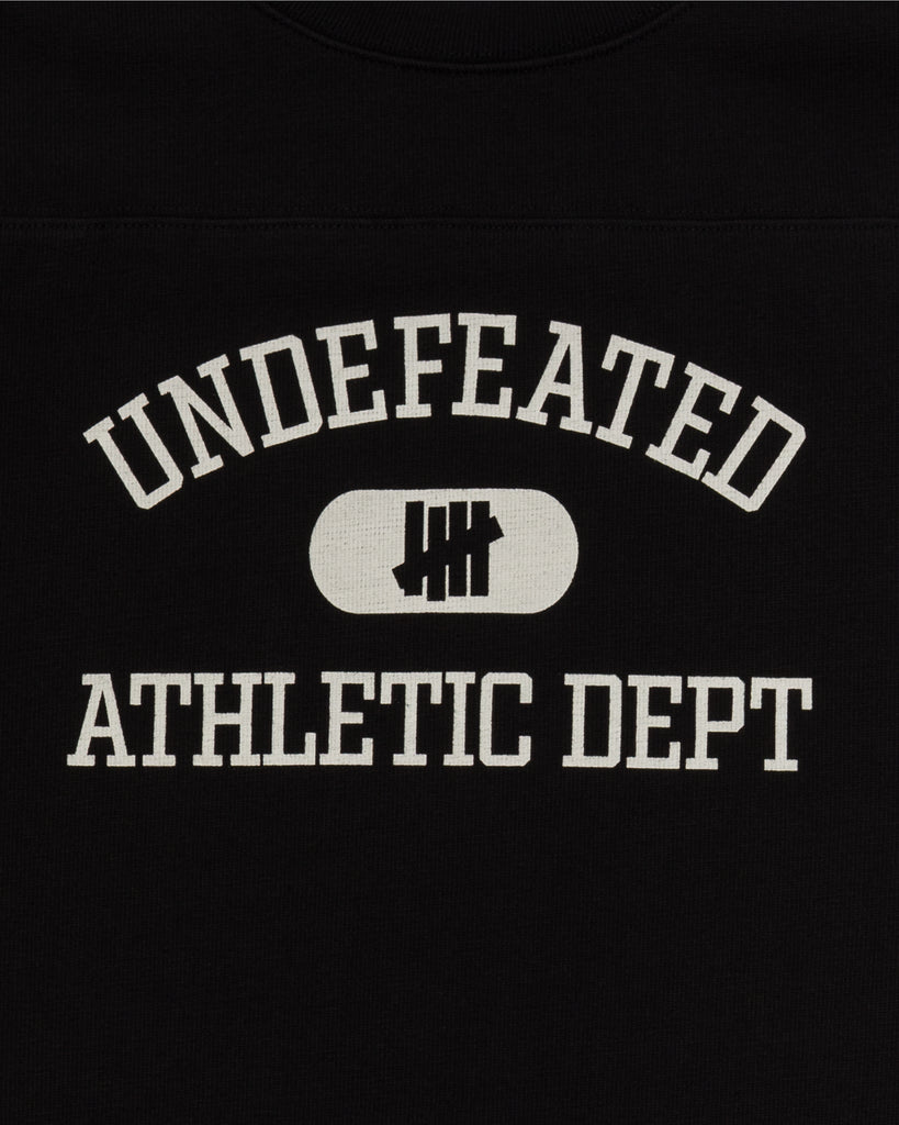 UNDEFEATED L/S FOOTBALL JERSEY - BLACK
